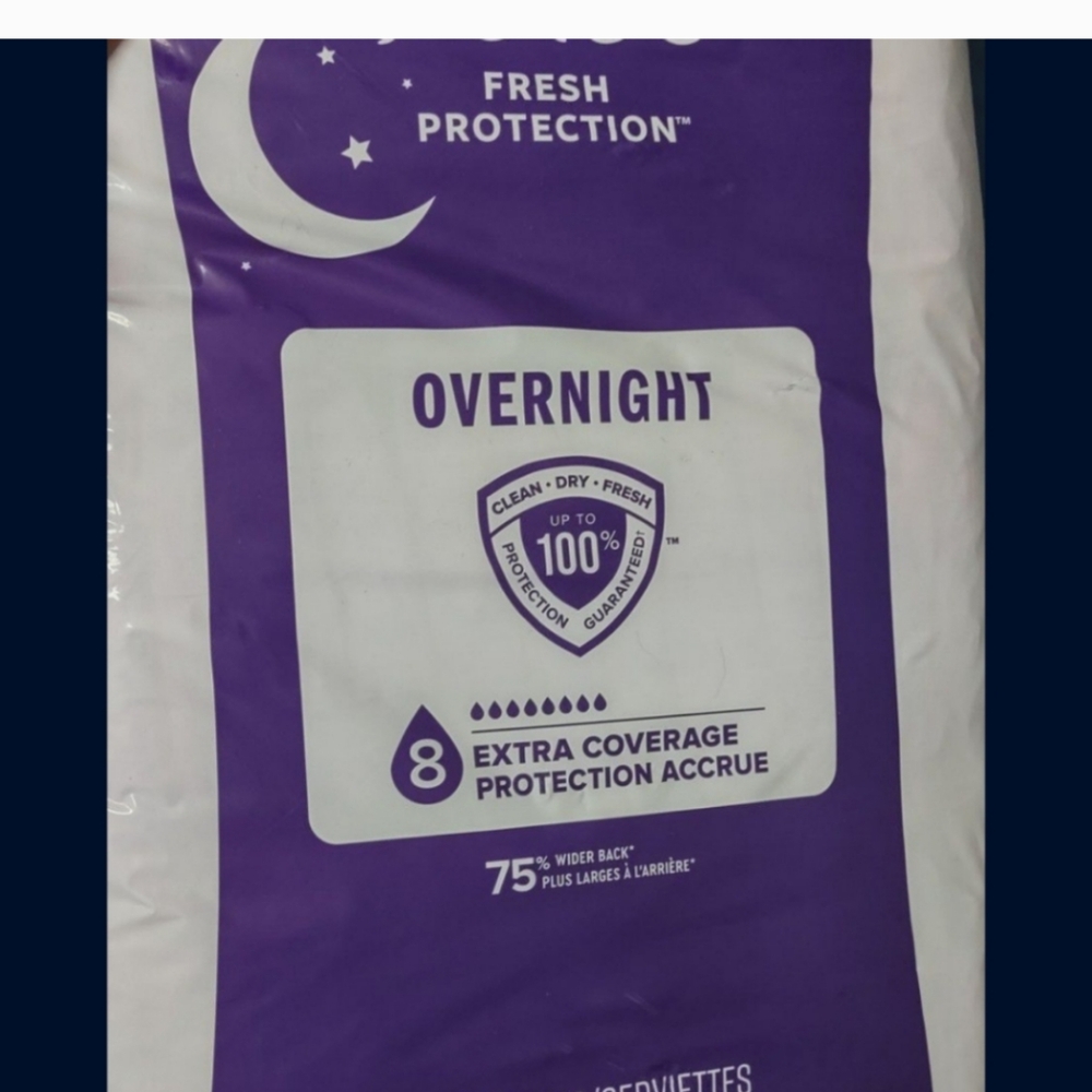 Poise Overnight Pads